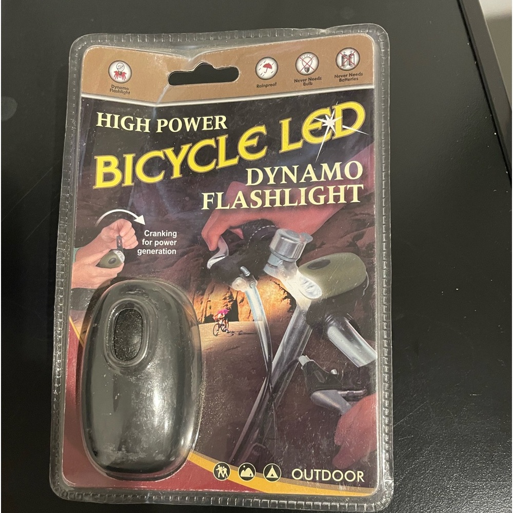 Bicycle LED Dynamo Flashlight